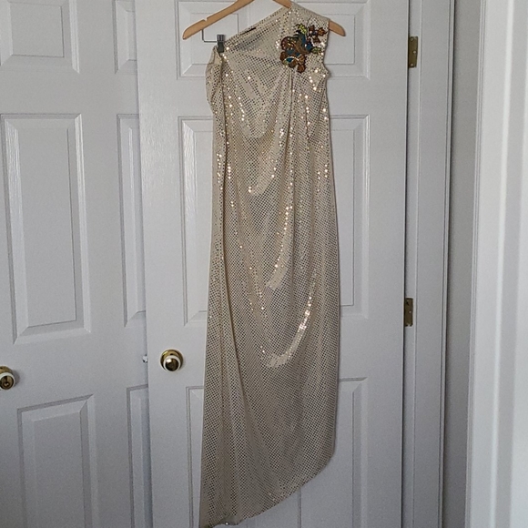 Disco Peacock dress - Picture 2 of 5